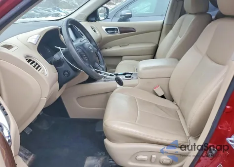 2017 Nissan Pathfinder S z USA, uszkodzony, nr VIN 5N1DR2MM6HC613004